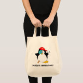 Cool Pirate Penguin Tote Bag (Front (Product))