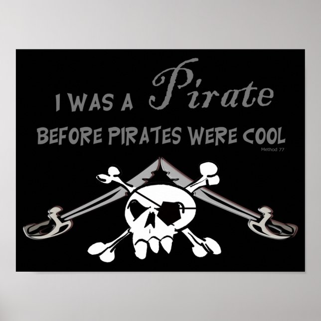 Cool Pirate Poster (Front)