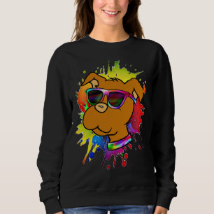 Cool Pitbull Puppy Sweatshirt