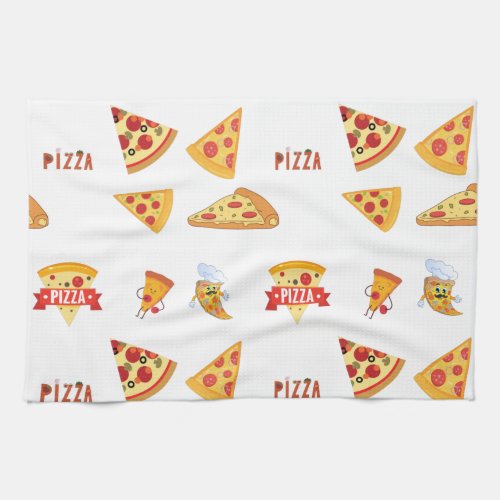 Cool Pizza Slices Pizza Lovers Kitchen Towel