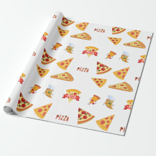 Cool Pizza Slices Pizza Lovers Wrapping Paper
