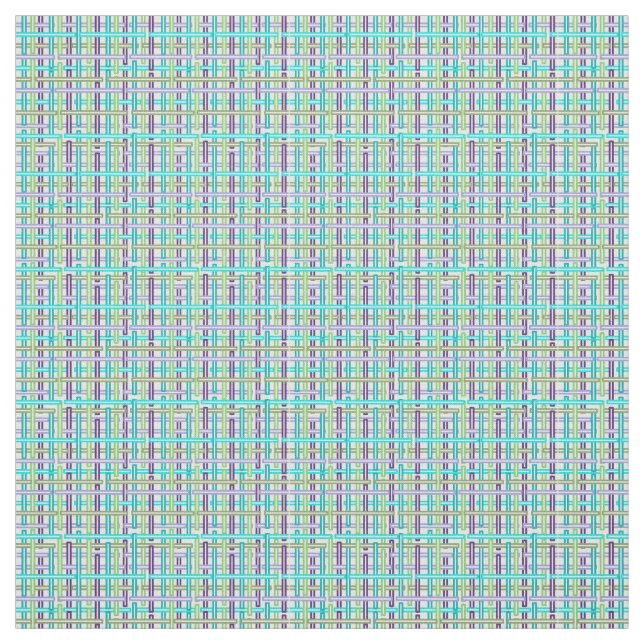 Cool Plaid Fabric (Swatch)
