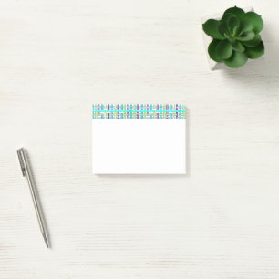 Cool Plaid Post-it Notes