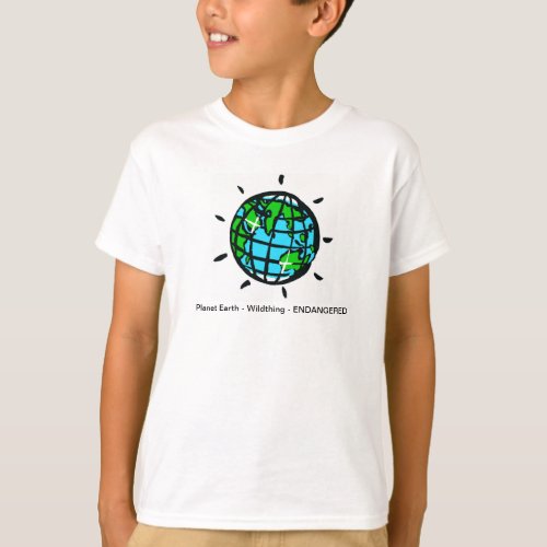 Cool  Planet Earth _ Conservation _ Ecology _Boys T_Shirt