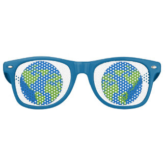 Cool Planet Earth Retro Sunglasses
