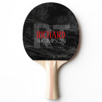 cool player monogram (name initials) on black ping pong paddle cool player monogram (name initials) on black ping pong paddle