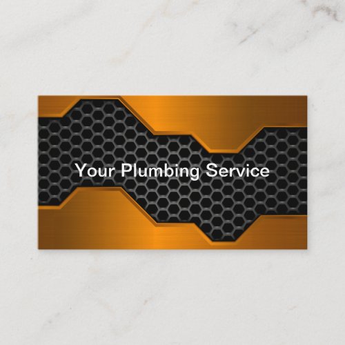 Cool Plumbing Service Business Card