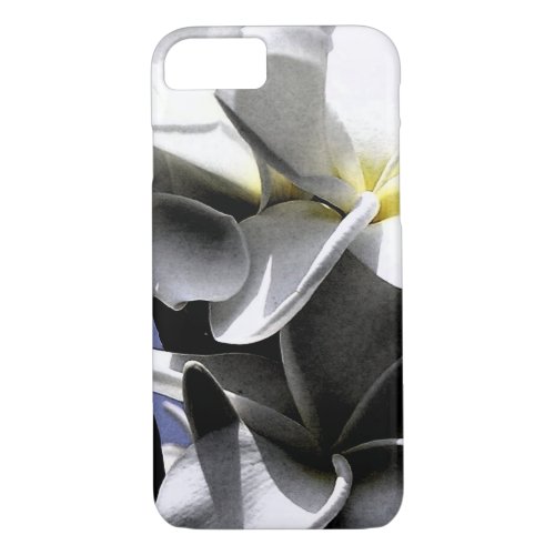 Cool Plumeria Flowers iPhone 7 Case