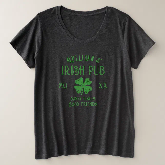 plus size st patricks day shirts