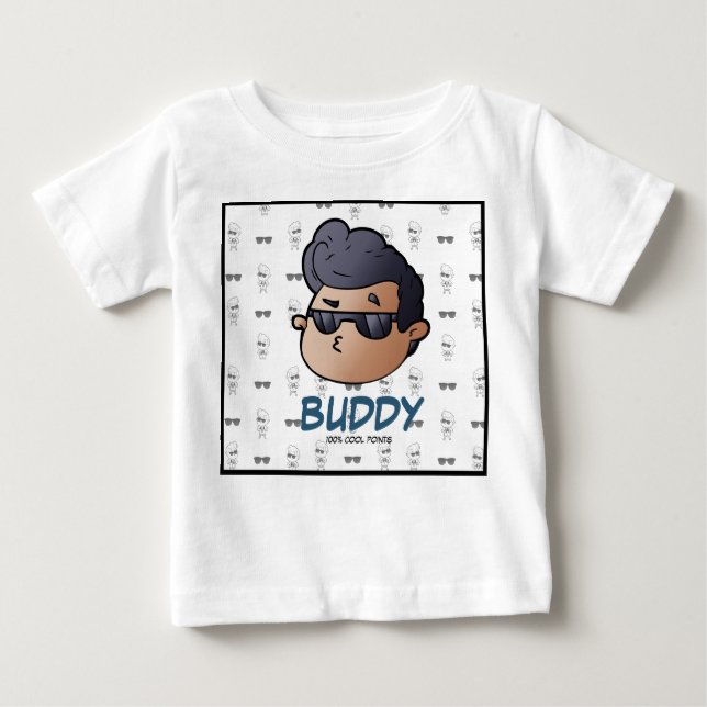Cool points boy wearing sunglasses T-Shirt (Front)