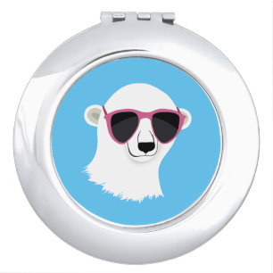 Cool Polar Bear Compact Mirror