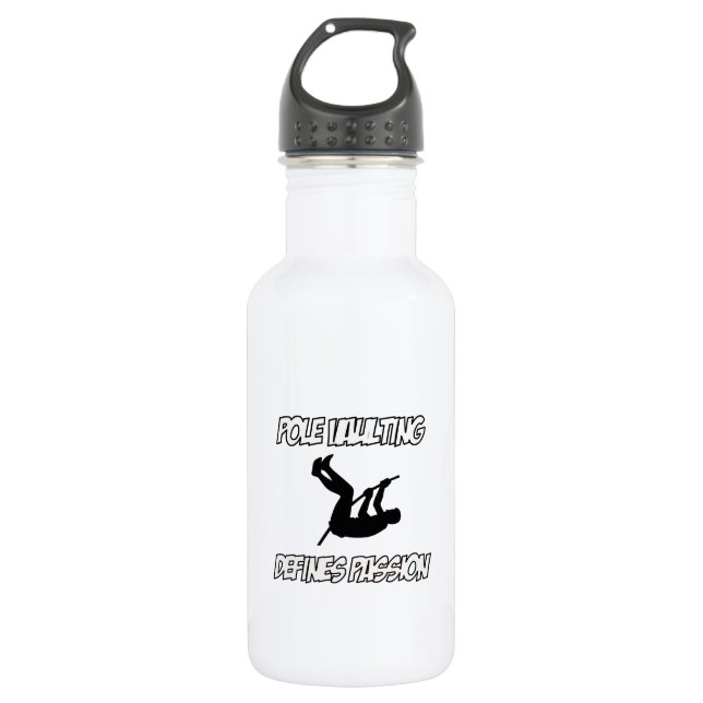 Cool POLE VAULTING designs Water Bottle (Front)