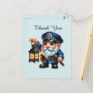 Cool Police thank you Postcard
