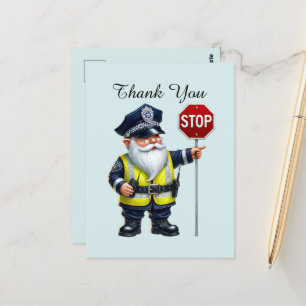 Cool Police thank you Postcard