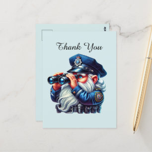 Cool Police thank you Postcard