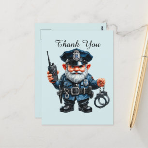 Cool Police thank you Postcard