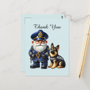 Cool Police thank you Postcard
