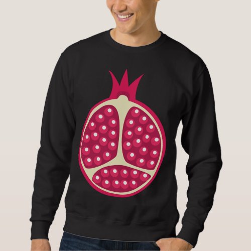 Cool Pomegranate Fruit Gardening Sweatshirt