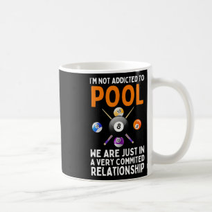 Cool Pool Art For Men Women Boys Billiard 8 Ball P Coffee Mug