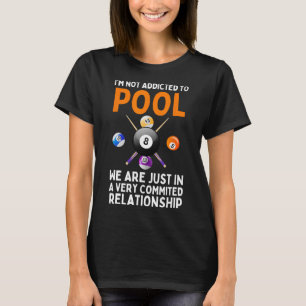 Cool Pool Art For Men Women Boys Billiard 8 Ball P T-Shirt