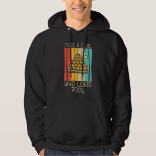 Cool Pool For Girls Kid Snooker Billiards 8 Ball P Hoodie