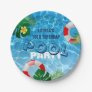 Cool Pool Party Birthday Paper Plates