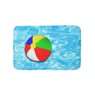 Cool Pool Themed Bath Mat