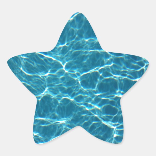 Cool Pool Water Star Sticker (Front)