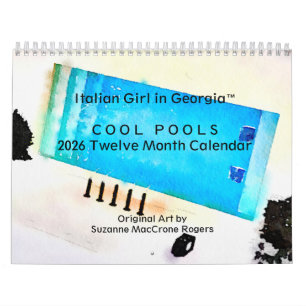 Cool Pools - 2026 Twelve Month Art Calendar