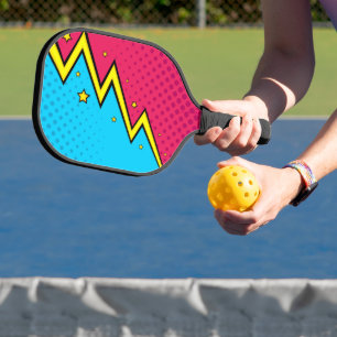 Cool Pop Art  Lightning Pickleball Paddle