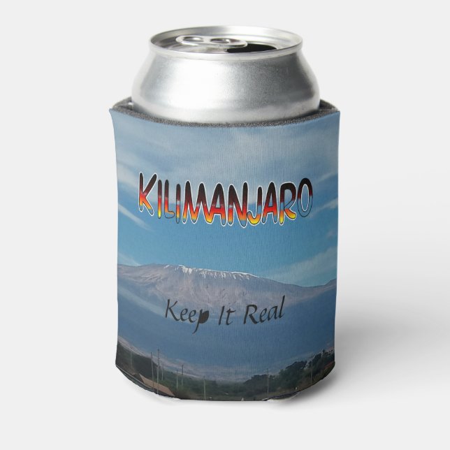Cool Popular Walkable Climbable Mount Kilimanjaro  Can Cooler (Can Back)