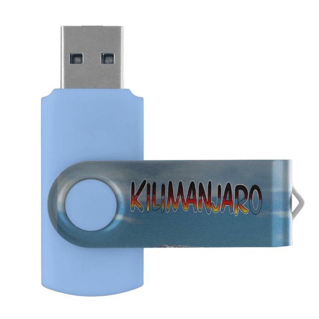 Cool Popular Walkable Climbable Mount Kilimanjaro  Flash Drive (Opened)