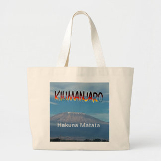 Cool Popular Walkable Climbable Mount Kilimanjaro Large Tote Bag