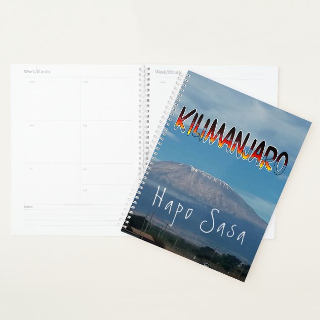 Cool Popular Walkable Climbable Mount Kilimanjaro  Planner (Display)