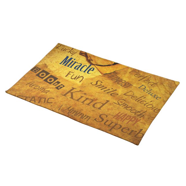 Cool Positive Placemat! Placemat (On Table)