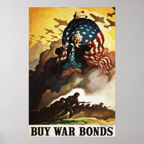 Cool Poster with WWII Motive