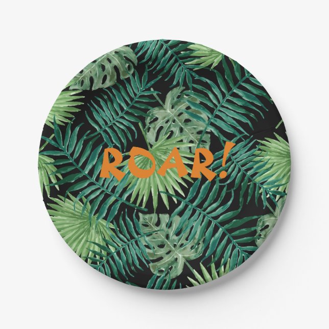 Cool Prehistoric dinosaur themed plates (Front)