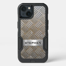 Cool Premium Diamond Cut Metallic Plate Pattern