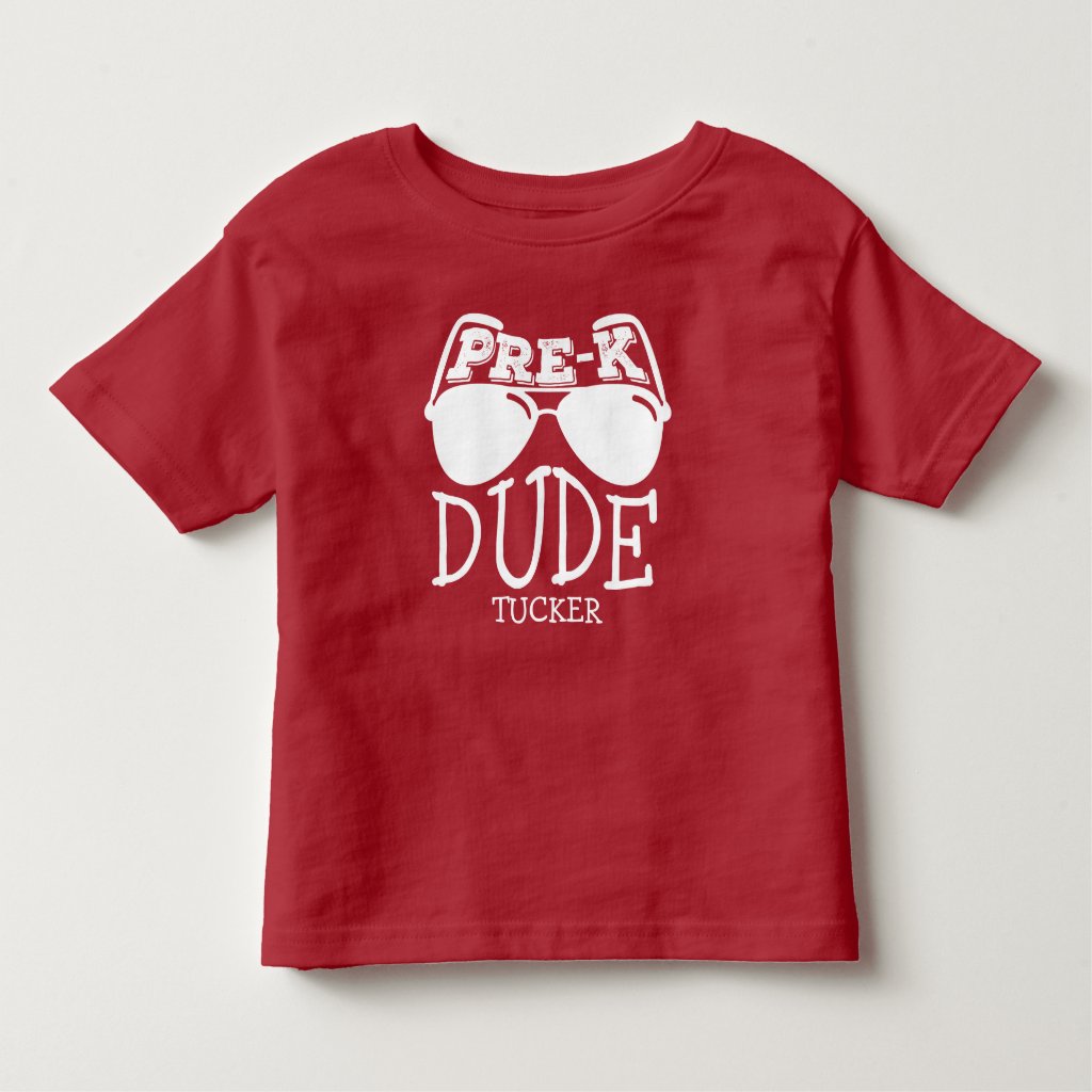 Cool Preschool Dude Back to School Toddler T-shirt