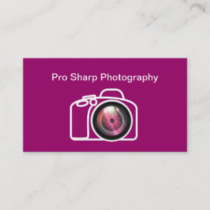 Cool Professional Photographer Business Cards