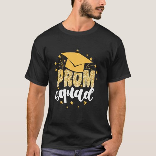 Cool Prom Squad 2025 Prom Graduation Party Matchin T-Shirt