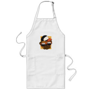 Cool Pug Sunglasses Head Design Long Apron