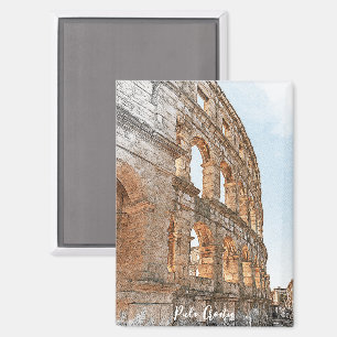 Cool Pula Croatia City Landmark Travel Magnet