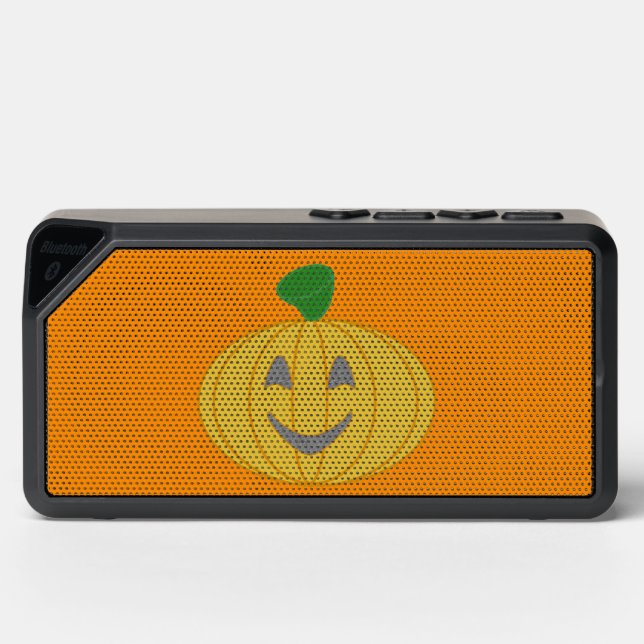 Cool Pumpkin Bluetooth Speaker (Front)