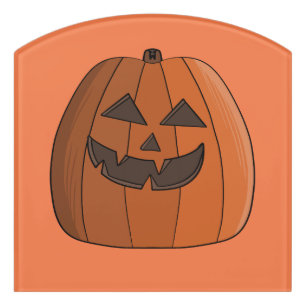 Cool Pumpkin Door Sign