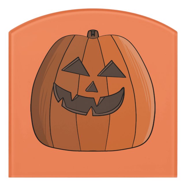 Cool Pumpkin Door Sign (Contour Front)