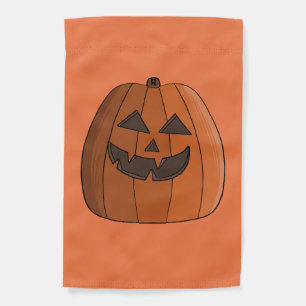 Cool Pumpkin Garden Flag