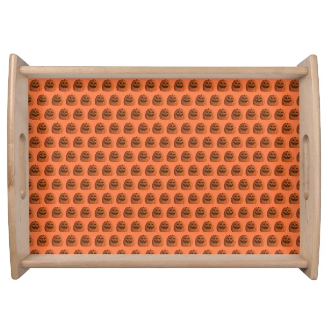 Cool Pumpkin Serving Tray (Front)