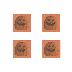 Cool Pumpkin Stone Magnet