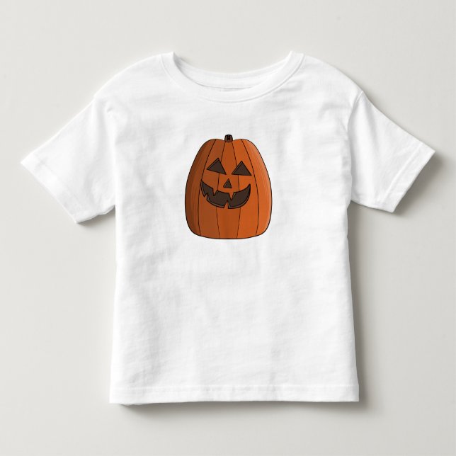 Cool Pumpkin Toddler T-shirt (Front)